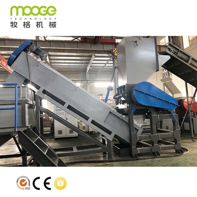 PE PP Woven Plastic Washing Plant , Sustainable PET Flakes Washing Plant