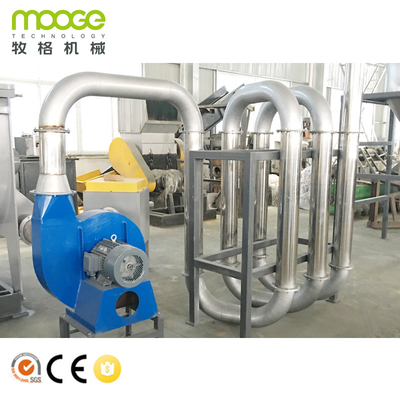 Raffia 1500kg/H Plastic Bottle Washing Line Floating Recycling Machine
