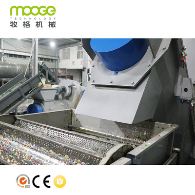 LDPE HDPE Plastic Washing Recycling Machine 2000kg/H PET Bottle Washing Line