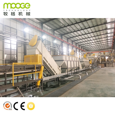 Dewatering Plastic Film Recycling Machine HDPE Washing Line 5000KG/H