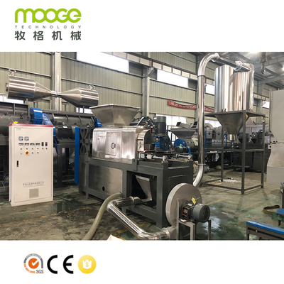 Waste Granulating Plastic Pelletizing Machine Squeezing HDPE Pelletizing Machine