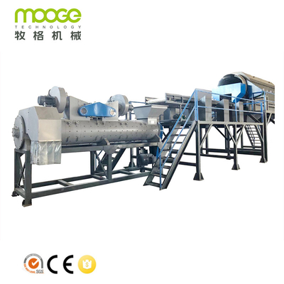 4kw PET Bottle Label Remover Machine 300-5000kg/H Label Stripping Machine
