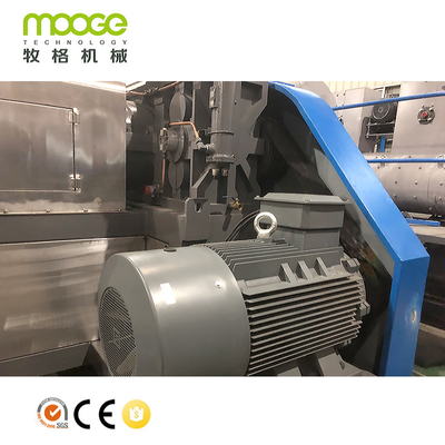 Wet Dryer Plastic Pelletizing Machine , Squeezing PET Pelletizing Machine