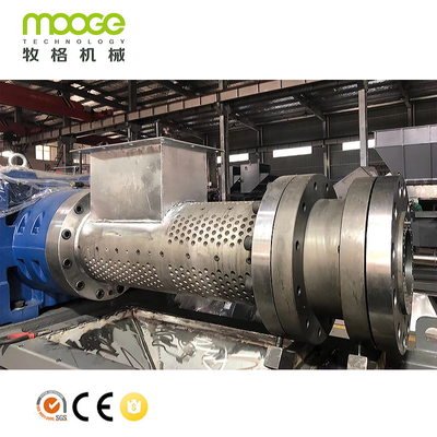 Wet Dryer Plastic Pelletizing Machine , Squeezing PET Pelletizing Machine