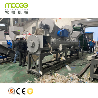 PLC PET Bottle Label Remover Machine Stainless Steel  5000kg/H Label Removing