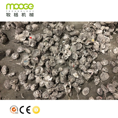 PP PE Plastic Pelletizing Machine Compactor Granulator Recycling Flakes Squeezing