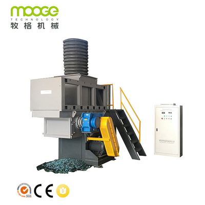 PVC HDPE Heavy Duty Plastic Shredder Machine 400MM Plastic Recycling Shredder