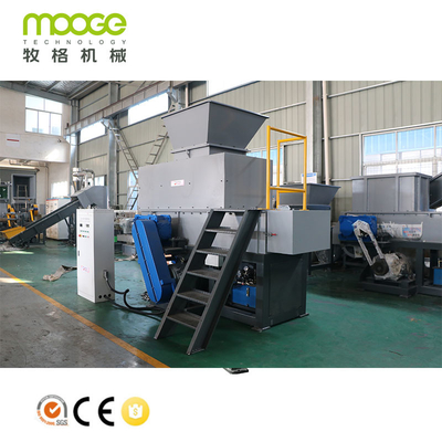 PVC HDPE Heavy Duty Plastic Shredder Machine 400MM Plastic Recycling Shredder