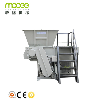 Single Shaft Industrial Plastic Crusher 600-1500mm Plastic Lump Shredder