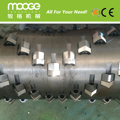 1000kg/H Waste Plastic Shredder Machine 600-1500mm Waste Plastic Crusher