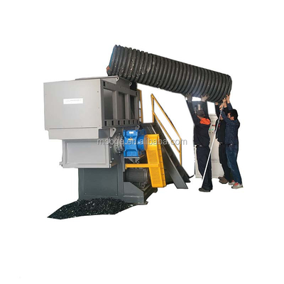 Single Shaft Plastic Waste Shredder 300-800kg/H Granulator