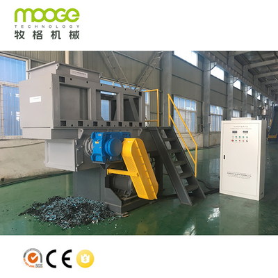 Single Shaft Plastic Waste Shredder 300-800kg/H Granulator