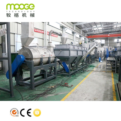 1500RPM Hot Air Plastic Dewatering Machine 5000kg/H PET Plastic Crusher