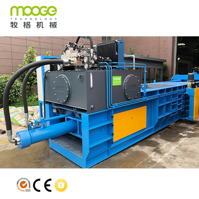 Automatic Fiber Hydraulic PET Bottle Baling Press PLC Cotton Baler Machine