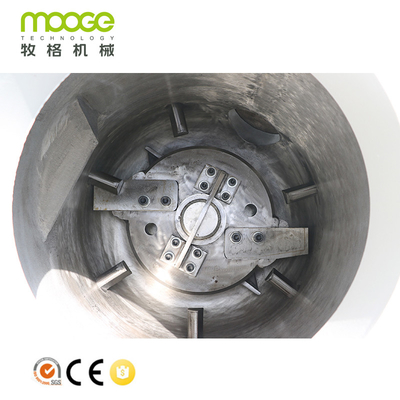 120-1200 Kg/H Plastic Film Agglomerator PP Waste Plastic Granulator