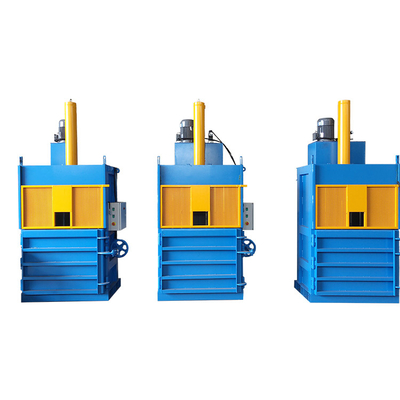 Plastic Waste Flakes Hydraulic Compress Compactor Baler