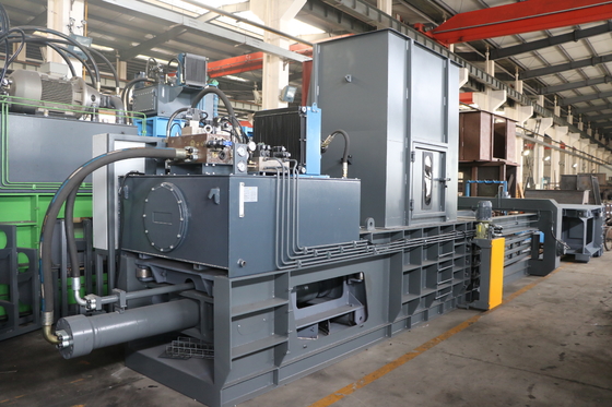 Plastic Horizontal Waste Straw Baler Compactor Machine
