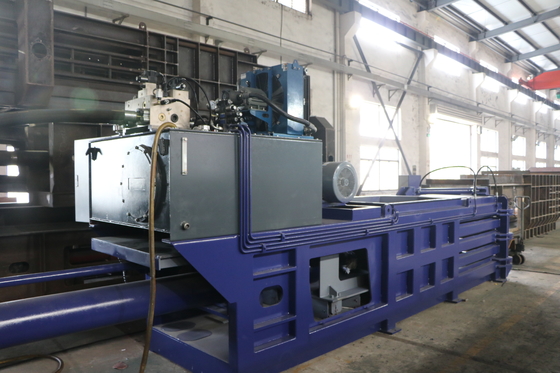 Plastic Horizontal Waste Straw Baler Compactor Machine