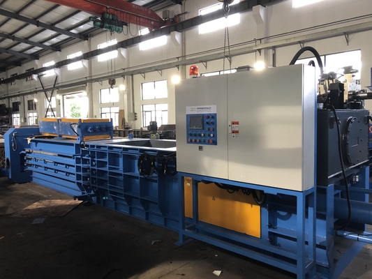 Plastic Horizontal Waste Straw Baler Compactor Machine