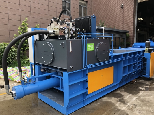 Plastic Horizontal Waste Straw Baler Compactor Machine