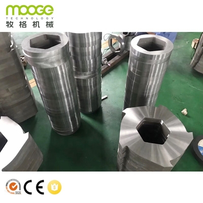 Waste Plastic Auxiliary Machinery PP PE Double Shaft Shredder Machine
