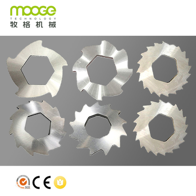 Durable Double Axis Plastic Shredder Blades , 20mm Industrial Shredder Blades