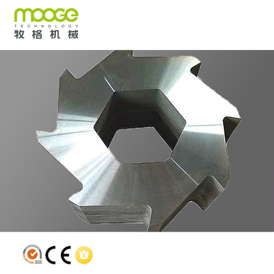 Durable Double Axis Plastic Shredder Blades , 20mm Industrial Shredder Blades