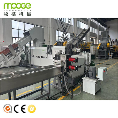 RSL Series Double Stages Plastic Pelletizing Machine For Washing Recycled Soft PE PP Material