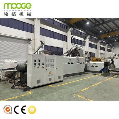 Plastic Pelletizing Extruder for HDPE, LDPE, LLDPE Rigid Flakes Recycling Plastic Recycling Pellet Machine