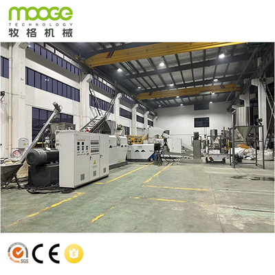 Plastic Pelletizing Extruder for HDPE, LDPE, LLDPE Rigid Flakes Recycling Plastic Recycling Pellet Machine