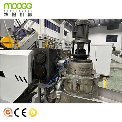Plastic Pelletizing Extruder for HDPE, LDPE, LLDPE Rigid Flakes Recycling Plastic Recycling Pellet Machine