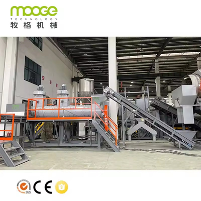 Low Consumption Pet Bottle Hot Washing Plastic Recycling Machine