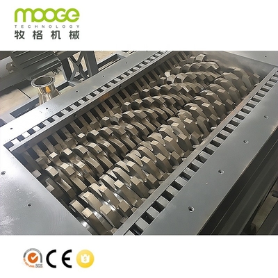 High Efficiency Heavy Duty Shredding Machine Double Shaft Shredder For Large Plastic Waste Tires Thick Barrels And Crates