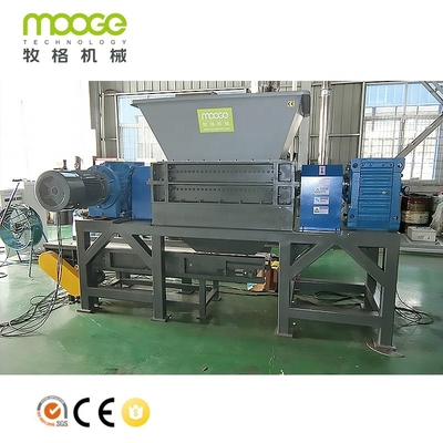 High Efficiency Heavy Duty Shredding Machine Double Shaft Shredder For Large Plastic Waste Tires Thick Barrels And Crates