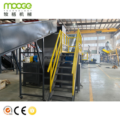 Plastic PET HDPE Bottle Crushing Cleaning Washing Shredder Machine Waste Recycling Line