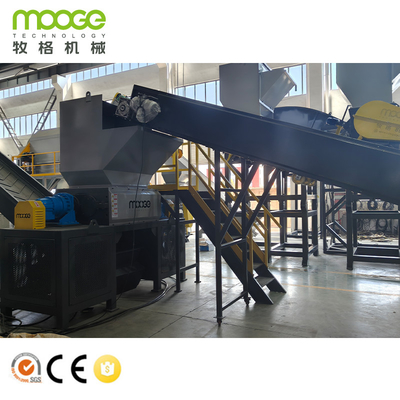Cleaning Washing Shredder Machine Waste Recycling Line Plastic PET HDPE Bottle Crushing