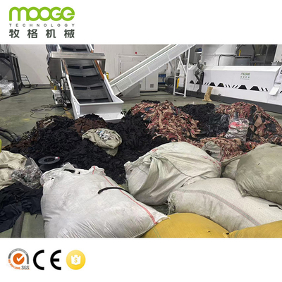 Used Clothes Polyester Fiber Pelletizing Line