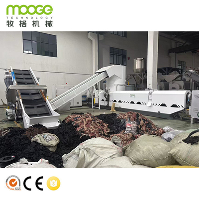 Polyester Fiber Pelletizing Line for Waste Fabric Recycling