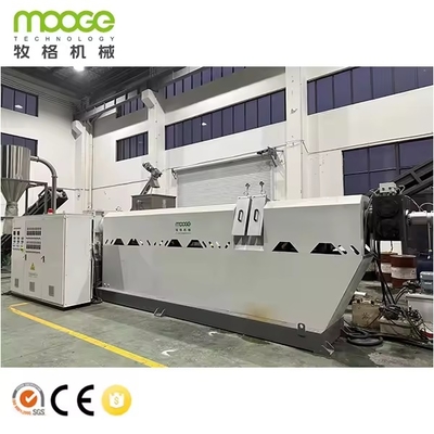 High Capacity Waste Bottles Flakes Plastic Recycling Granulator Hard Tooth Surface Gear Box Granulating Machine