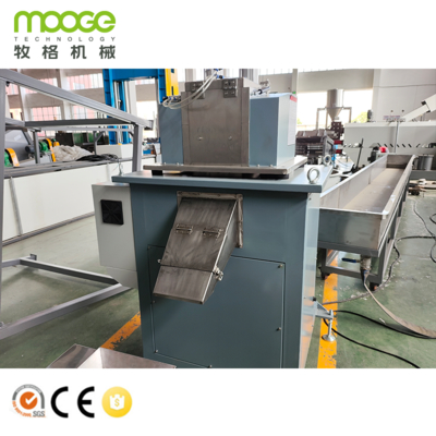 Double Stage Strand Cooling Pelletizing Pe Pp Plastic Recycling Granulator Machine