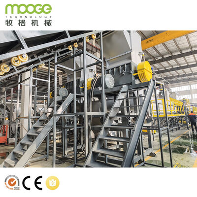 PE Film Crushing Recycling Plastic PP Bag Scraps Washing Line