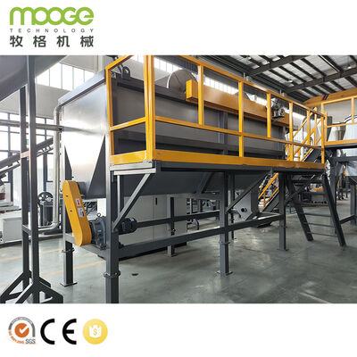 ABB Frequency Plastic Recycling Washing Line Electric Power Supply 380V50Hz Customizable Voltage Continuous Operation