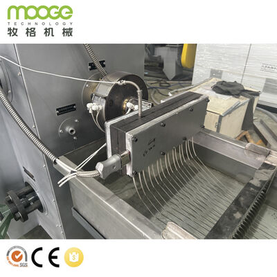 Waste Fiber PET Recycling Granulating Machine with Strand Cutting System