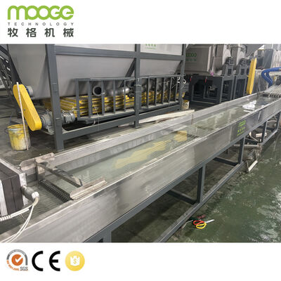 Waste Fiber PET Recycling Granulating Machine with Strand Cutting System