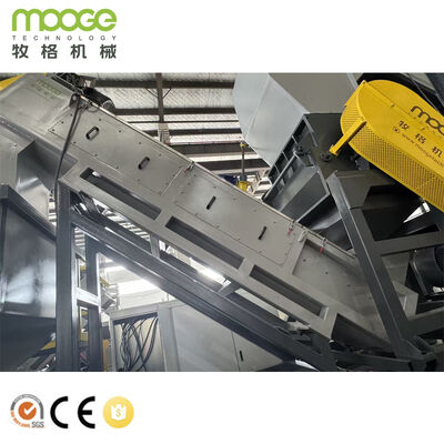 Automatic High Capacity Plastic PP PE Bottle Crushing Washing Recycling Machine