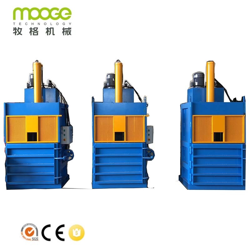 Hydraulic Vertical Cardboard Paper PET Bottle Baling Machine