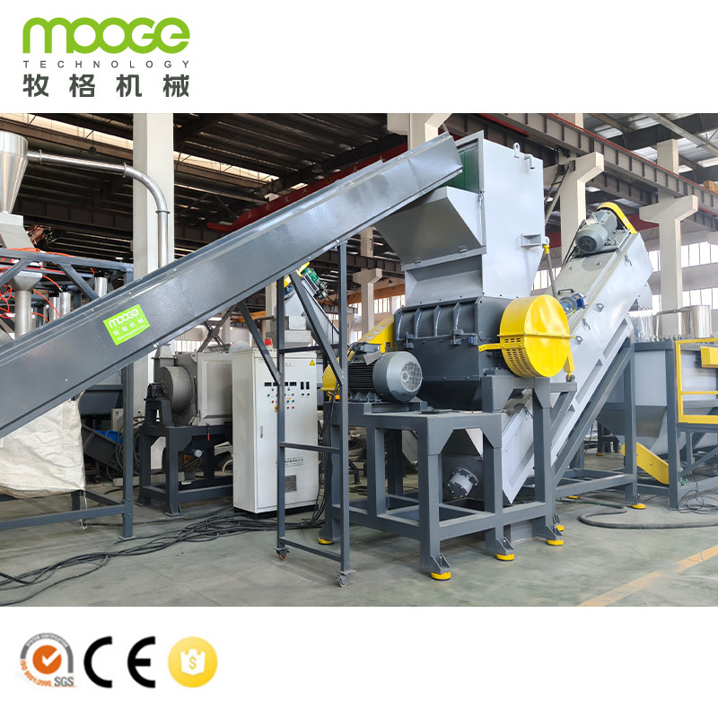 Plastic Efficient Solution PET Bottles Crushing Recycling System