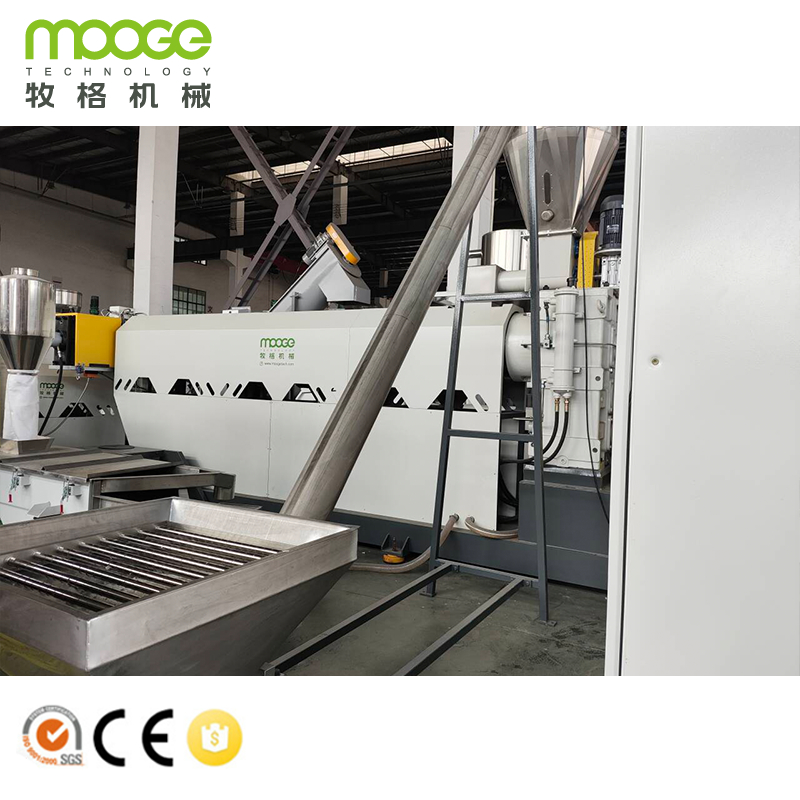 PLC-Controlled HDPE PP Plastic Pelletizing Machine with ABB Inverter