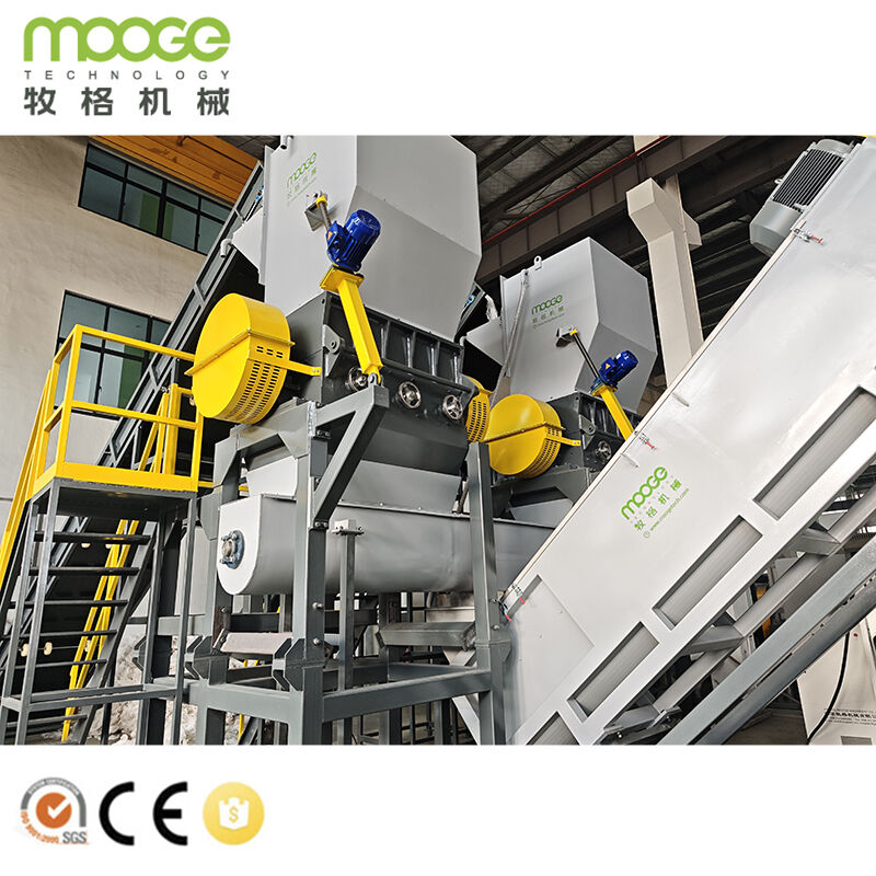 Pp Woven Bag Washing Pe Agricultural Film Plastic Recycling Machine