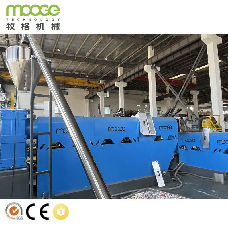 Automated Plastic Pelletizing Granulator Line for Recycling Waste From PP LDPE HDPE